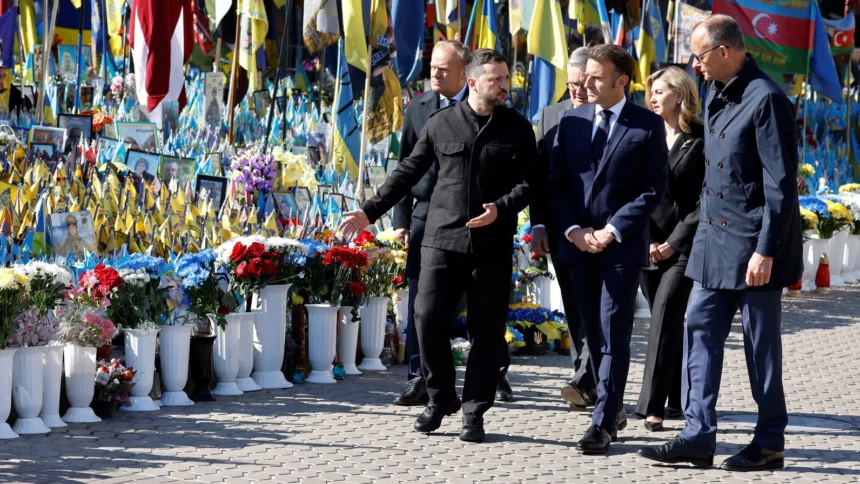 Macron, Merz, Tusk i Starmer u Kijevu sa snažnom porukom jedinstva