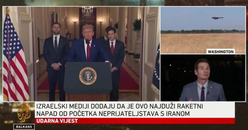 Trump oduševljen napadom na Iran: Pogodak u centar