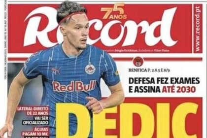 Dedić danas na naslovnicama u Portugalu, transfer kontra planovima Barbareza