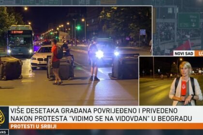 Raskrsnice u Novom Sadu blokirane kontejnerima i ogradama