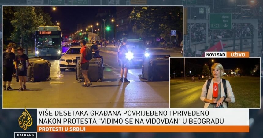 Raskrsnice u Novom Sadu blokirane kontejnerima i ogradama