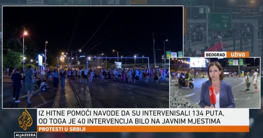 Blokade saobraćajnica i mostova širom Srbije zbog hapšenja studenata