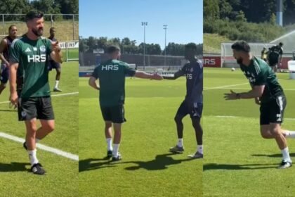 Muslić sa puno karizme vodi treninge Schalkea, Nijemci ga stalno snimaju dok radi