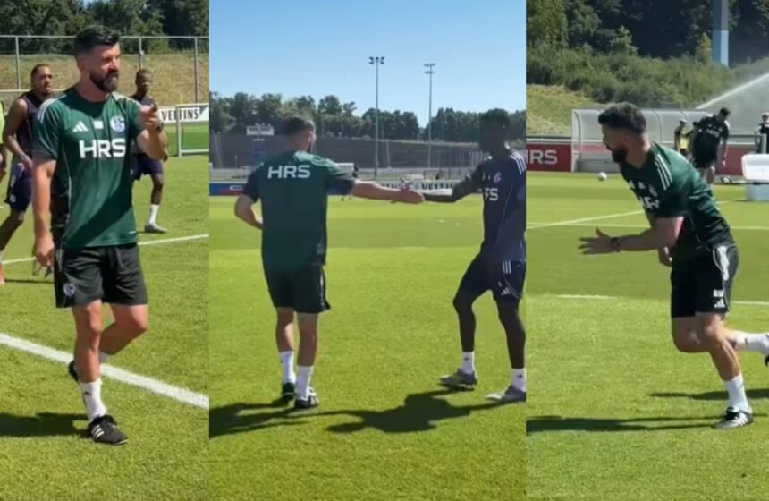 Muslić sa puno karizme vodi treninge Schalkea, Nijemci ga stalno snimaju dok radi