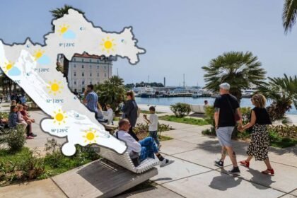 Proljeće u punom jeku: U utorak temperature idu do 25 °C.  Evo što nas čeka za Praznik rada…