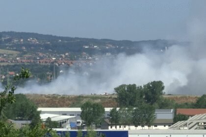 Fire borba protiv borba u zemlji u Loznici, problem širenja dima