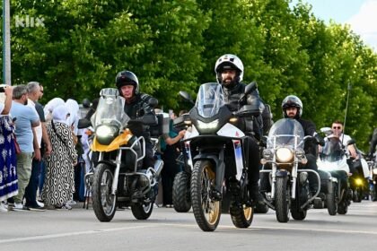 Četrnaesti Moto maraton Srebrenica 2025. stigao je u Potočare gdje je planirano odavanje počasti