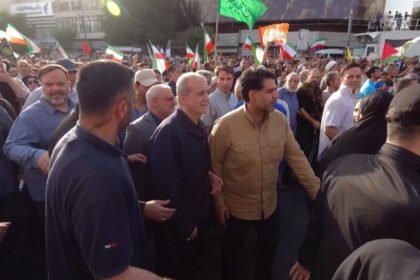 Iranski predsjednik pridružio se Teheranu protest nas osuđuje, Izrael