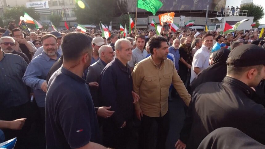 Iranski predsjednik pridružio se Teheranu protest nas osuđuje, Izrael