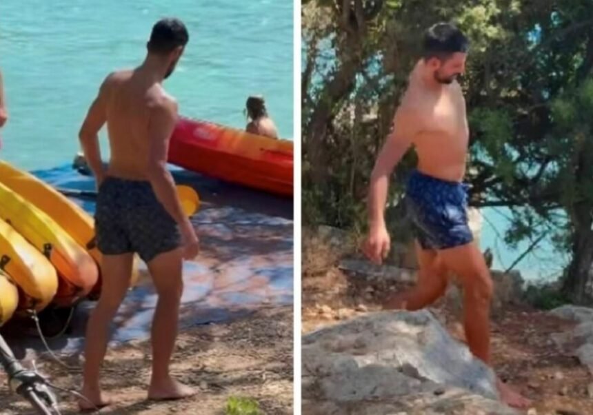 MUKE S HODANJEM PO KAMENJU: Novak Đoković s porodicom uživa u odmoru na Mljetu (VIDEO)