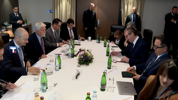 Bilateralni sastanci predsjednika Vučića u Pragu