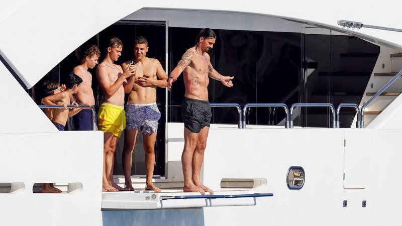 FOTO Ovo je prava morska vila! Zlatan Ibrahimović ljetuje na jahti vrijednoj 20 milijuna eura