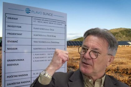 MAMIĆEV PROJEKAT, NAŠI MILIONI: EP HZHB za priključenje Plavog sunca izdvojila oko 4,5 miliona KM