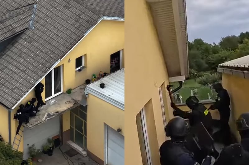 Hrvati objavili snimak dramatične policijske akcije: Upali u kuću lopova, pronašli ukradeni Audi