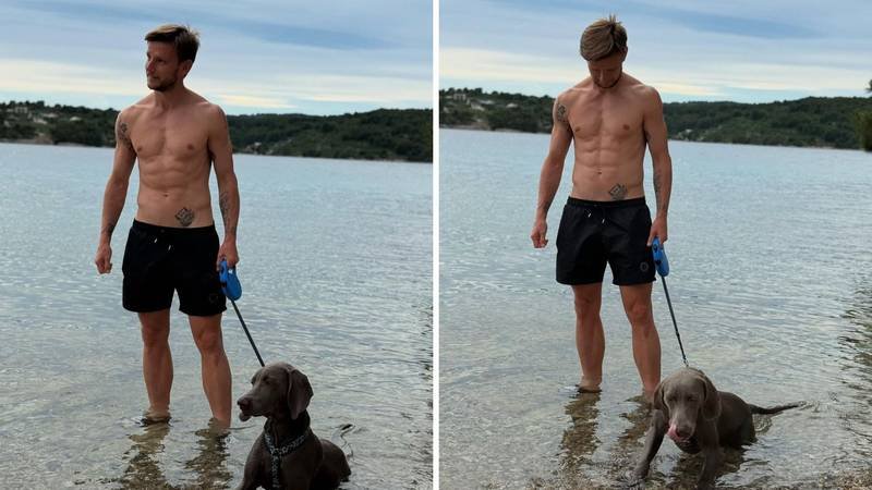 FOTO Spreman kao Raketa! Dok razmišlja o ostanku u Hajduku, na plaži pokazao isklesani torzo