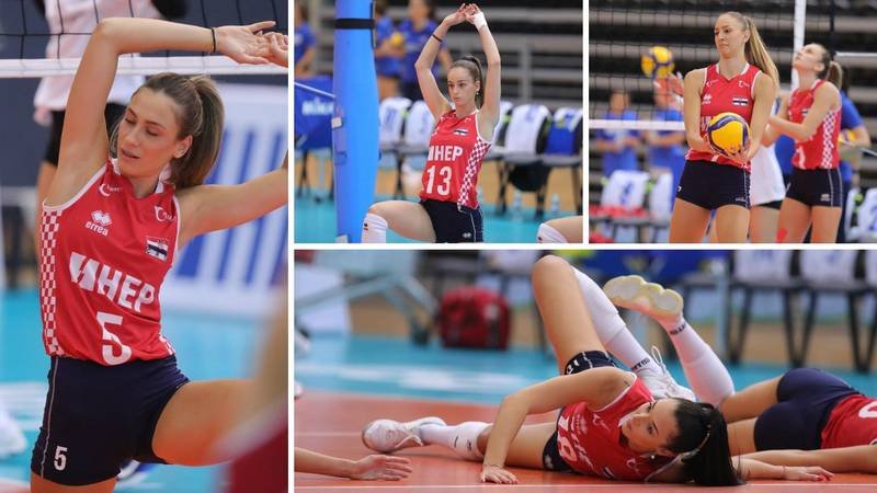 FOTO Kad one krenu, sve stane: Pogledajte kako se zagrijavaju najbolje hrvatske odbojkašice