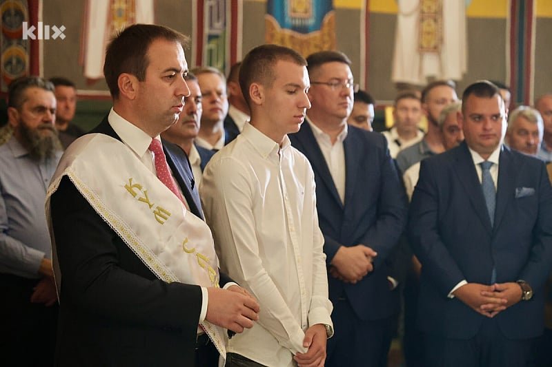 Mitropolit hrizostom služio liturgiju povodom slave hrama u Sarajevu, Goran Selak kum