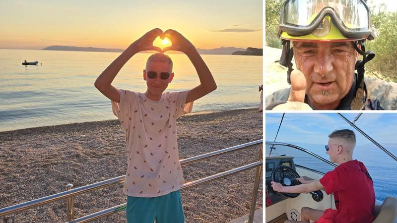 Hrabri Damir (17) dva puta je pobijedio leukemiju: Vatrogasac Josip počastio me ljetovanjem!