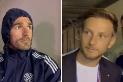VIDEO Svi su pobjegli u tunel zbog oluje. Ovako su nevrijeme promatrali Livaja i Rakitić
