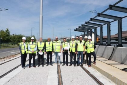 Turski ambasador obišao radove na tramvajskoj pruzi do Hrasnice