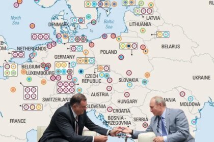 MOSKVA IZVJEŠTAJIMA NE VJERUJE: Nova mapa pokazuje razmjer ruskog specijalnog rata protiv Evrope i BiH