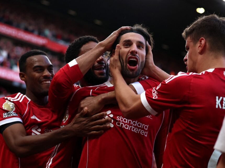 Liverpool’s Szoboszlai downs Arsenal, dok se čovjek grad ponovo spotakne