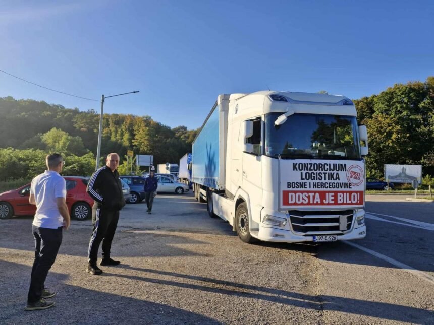 OD UNE DO DRINE, OD SAVE DO MORA: Prijevoznici blokirali puteve, ministar Forto (još) se nije javio