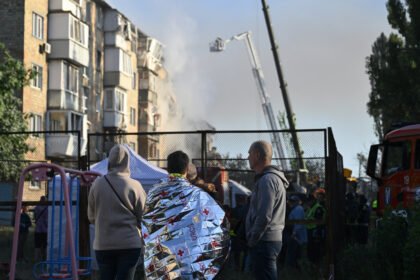 Ruski zrak na Kijev ubija djecu i štetu izgradnje EU