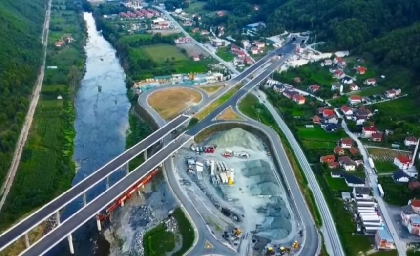 NAJNOVIJI SNIMAK POKAZUJE KAKO NAPREDUJU RADOVI NA IZGRADNJI KORIDORA Vc: Poddionica Vranduk