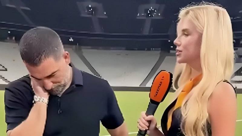 VIDEO Ovo je hit: Pogledajte kako se slavni Turčin vrpoljio u intervjuu s lijepom Ukrajinkom