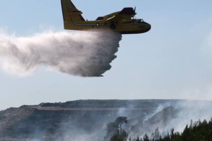 Gori Mljet! Požar guta borovu šumu, u pomoć stigli kanaderi
