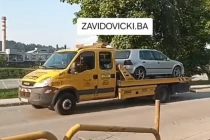Zavidovići: Vozač sa zabranom i dugom od 18.500 KM zaustavljen u Golfu bez tablica