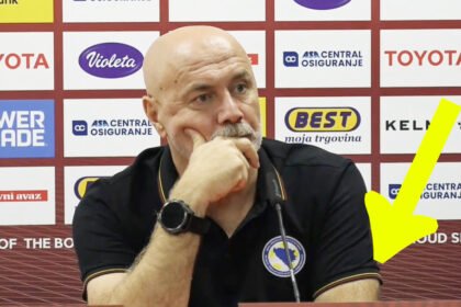 Čiju je majicu nosio Barbarez na press konferenciji?