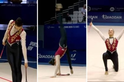 VIDEO Mlada hrvatska ritmička gimnastičarka oduševila nastupom na hit Baby Lasagne