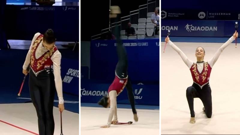 VIDEO Mlada hrvatska ritmička gimnastičarka oduševila nastupom na hit Baby Lasagne