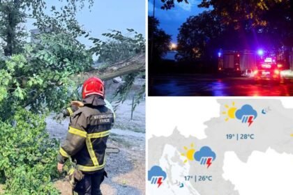 FOTO Jak vjetar rušio stabla na sjeveru zemlje! Evo kakvo nas vrijeme očekuje idućih dana