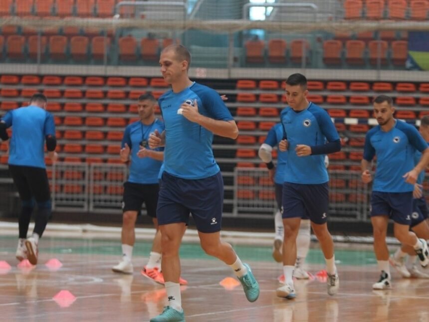 Futsal BiH u Zenici započela pripreme za utakmica baraža protiv Belgije