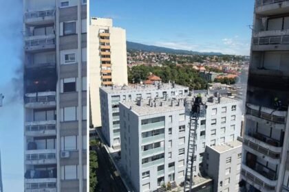 FOTO Buktinja gutala stan u Zagrebu: Brzom intervencijom vatrogasci spriječili širenje!