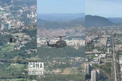 (VIDEO) Spektakularni prizori iznad Sarajeva: Helikopteri OS BiH oduševili građane