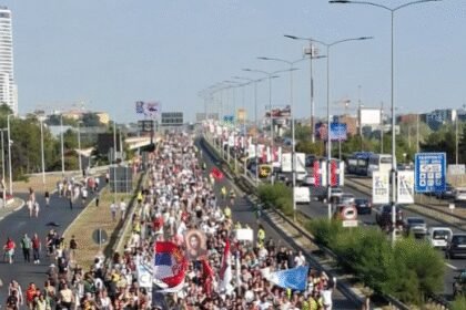 Protest šetnja Ministarstvu unutrašnjih poslova na Novom Beogradu, sastancima i u Novom Sadu, Šapcu i Užicu