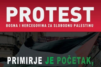 PROTEST U NEDJELJU: BiH za slobodnu Palestinu