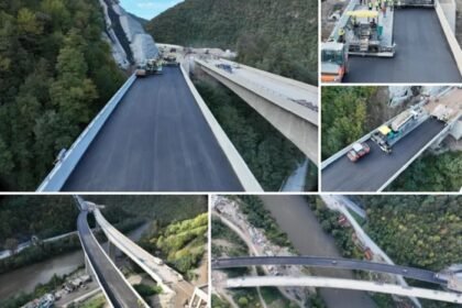 Počelo asfaltiranje najteže dionice na sjevernom dijelu Koridora 5C