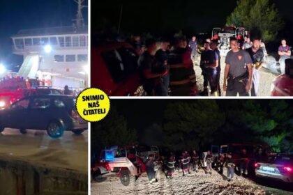 VIDEO Vatrogascima na Šolti stigla ispomoć: ‘Za sad ne gori, ali dežurat ćemo kroz cijelu noć’