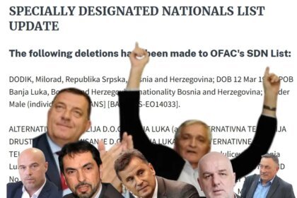 TRAGOM ODLUKE OFAC-a: Na crnoj listi ostali Špirić i političari iz Federacije