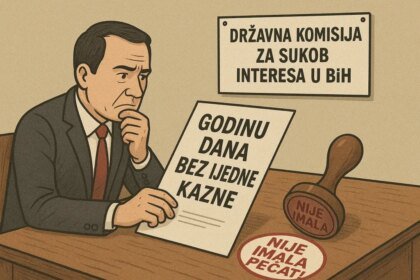GODINU DANA BEZ IJEDNE KAZNE: Državna komisija za sukob interesa u BiH nije mogla raditi – jer nije imala pečat!