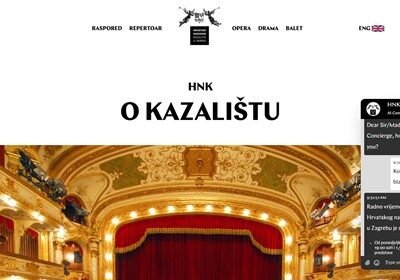 Zagrebački HNK dobio je AI conciergea