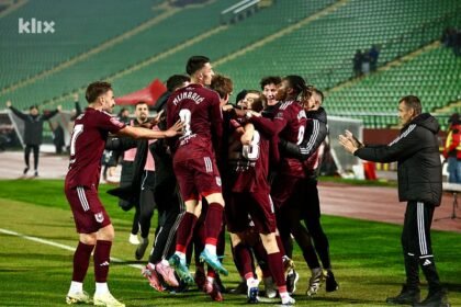 Sarajevo u velikom derbiju srušilo Borac, Bralić je heroj Bordo tima