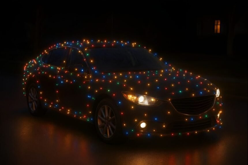 Želite okititi auto kao božićno drvce? Evo zašto biste mogli požaliti