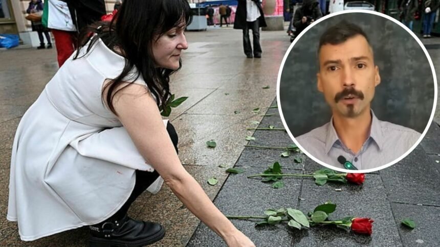 VIDEO Oglasio se muškarac koji je gazio ruže za ubijene žene