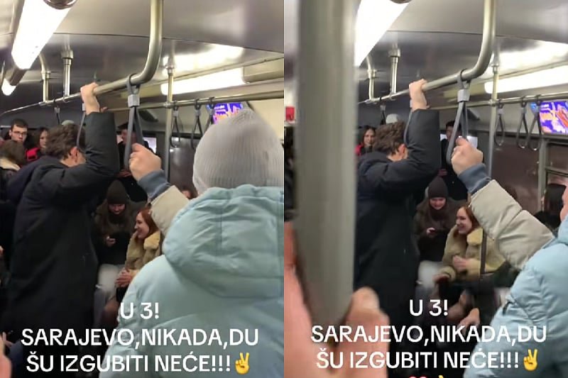 Vesela atmosfera u sarajevskom tramvaju: Putnici u tri ujutro uglas pjevali hit Jelene Rozge